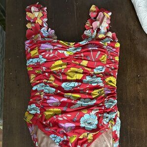 EUC Dauphinette x J. Crew One Piece Bathing Suit- Size 4
